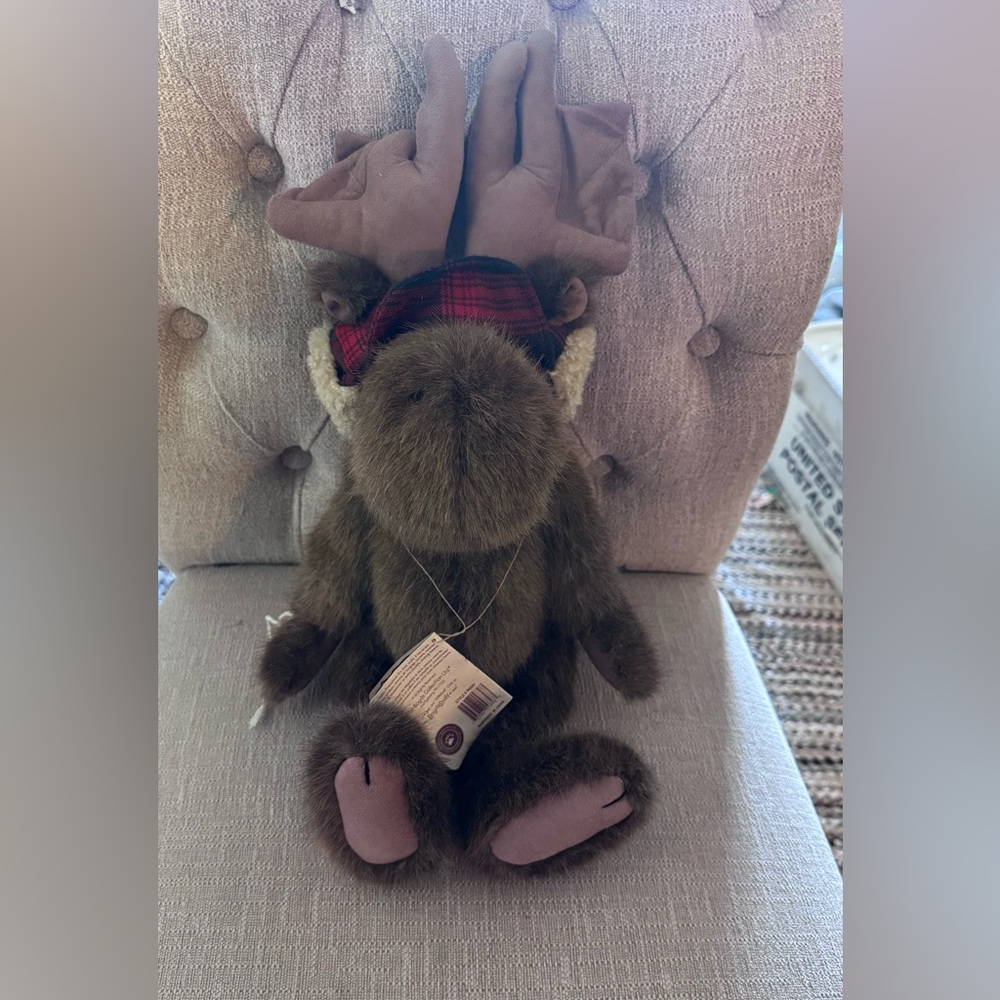 Boyds Bears Plush Moose with Brown Fur